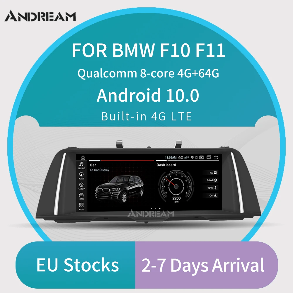 Andream Android 10 0 Автомобильный GPS навигатор мультимедийный плеер головное устройство
