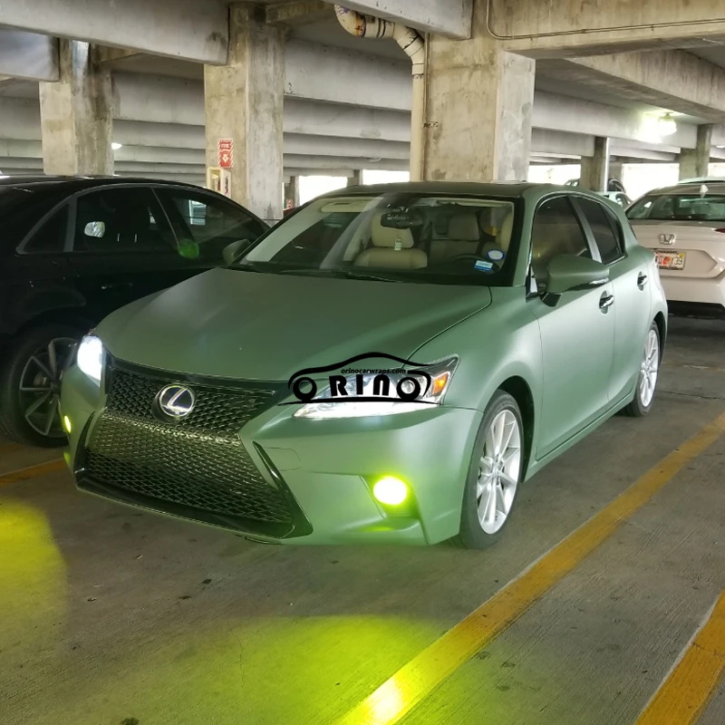 Army Green Matt Vinyl Wrap Sticker-5