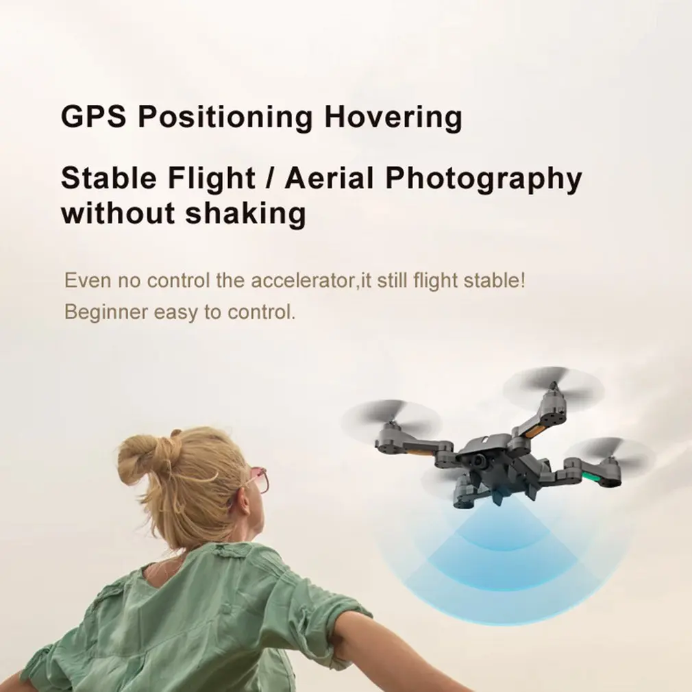 S3 5MP/4K камера gps складной Радиоуправляемый Дрон с 5G передачей изображения пульт дистанционного управления Вертолет фиксированная точка Smart Follow