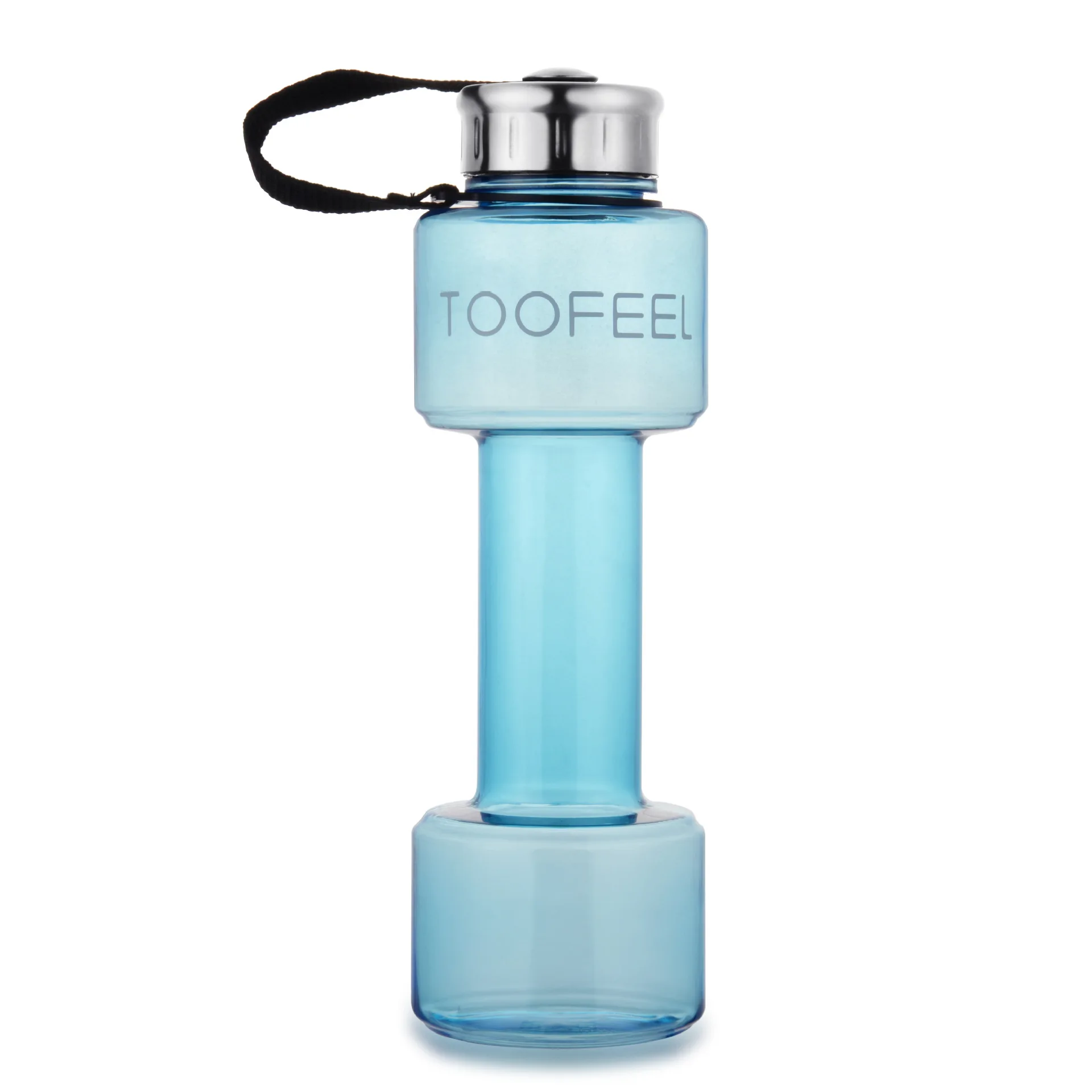 

Network hong cayi New Style 700ml Large-Volume Fitness Small Dumbbell Sports Bottle PETG Material Logo