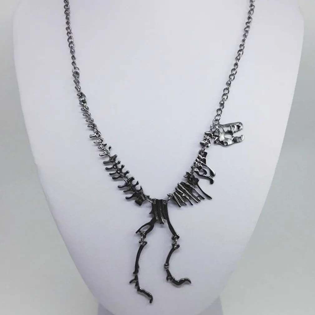 Модный винтажный скелет динозавра ожерелье личное ожерелье ювелирные изделия Аксессуары Лучший подарок на день рождения