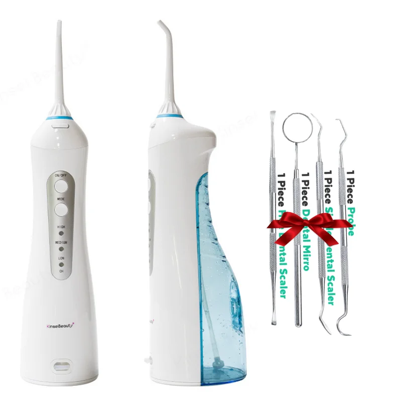 Irrigador Oral portátil para adultos, tanque eléctrico recargable por USB, resistente al agua, 7 dientes de limpieza, cuidado Dental, higiene Dental