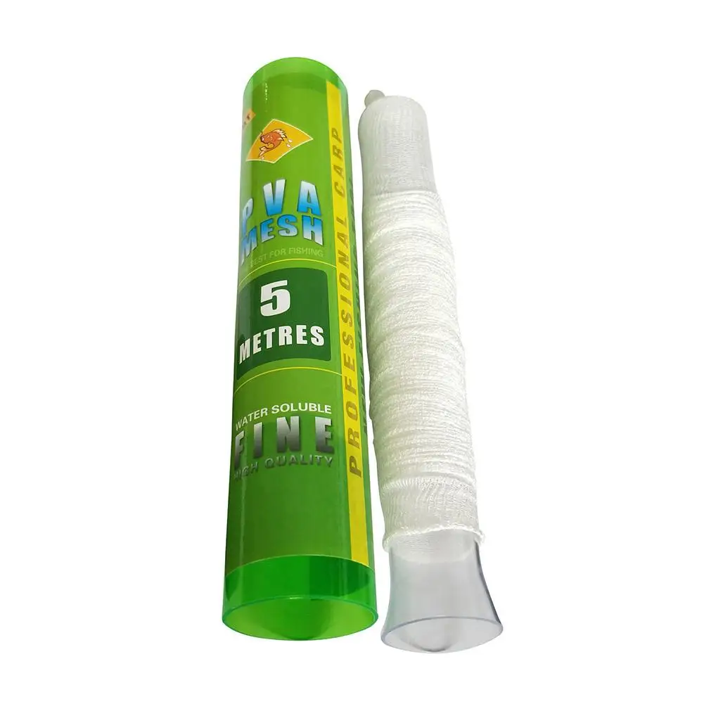 Fishing Net Refill PVA Dissolving Mesh 5m 2.5/3.7cm Carp Fishing Bait Bags