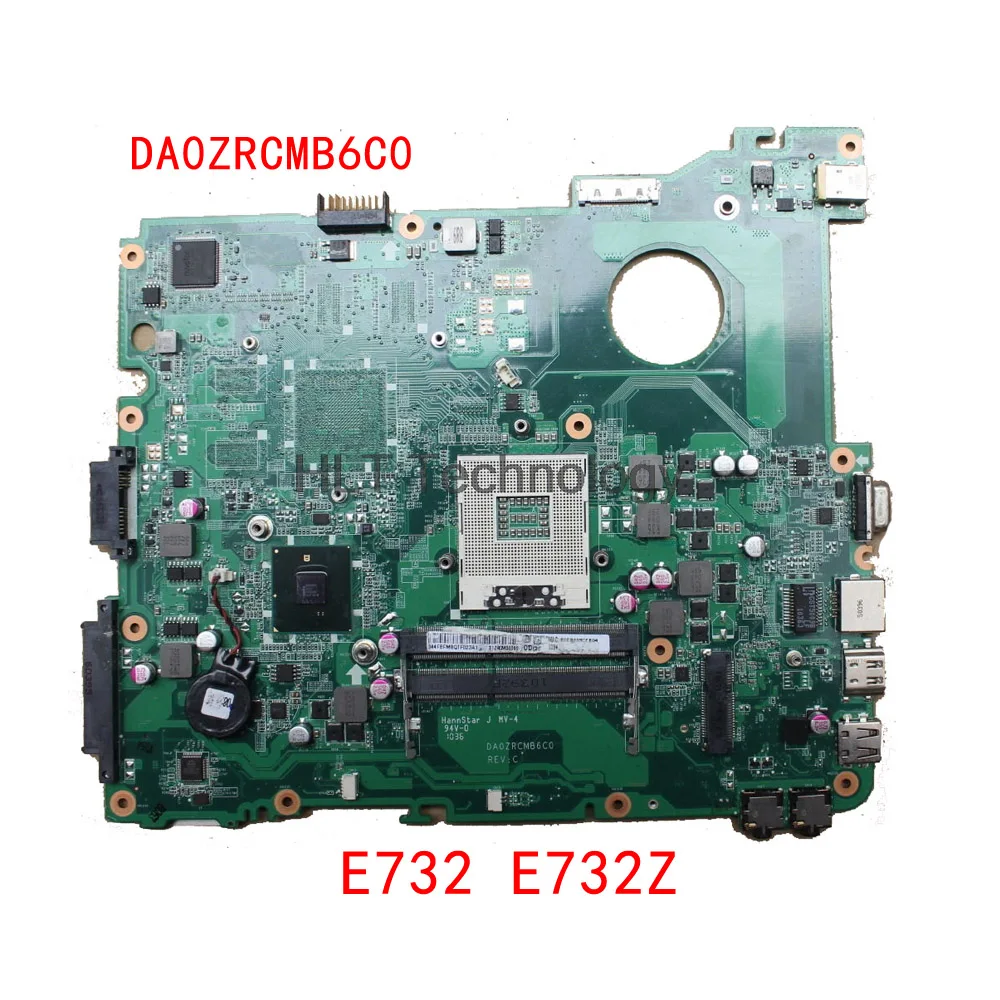 HOLYTIME материнская плата для ноутбука acer Emachines E732 E732Z MB. Nca06001 MBNCA06001 DA0ZRCMB6C0 HM55 UMA DDR3 100%