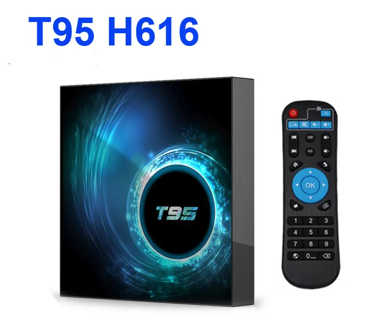 T95 H616 Android 10 ТВ box Allwinner Quad core WI FI IPTV Box 4 Гб оперативной памяти 32 встроенной OTT SetTopBox 6k