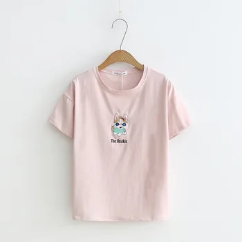 

2020 New O-Neck Print Fashion T Shirt Women Girl's T-shirts Summer Tshirt