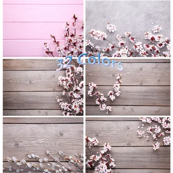 

SHENGYONGBAO Vinyl Custom Photography Backdrops Flower and Wood planks Theme Photo Studio Background 20212FL- 18