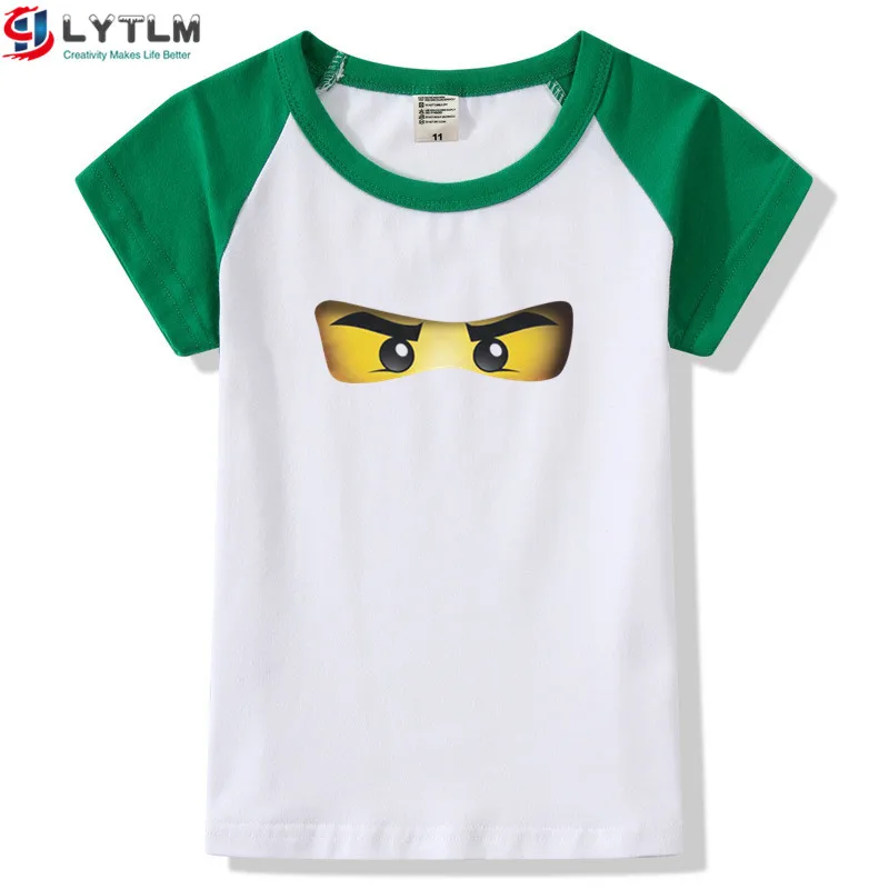 LYTLM/рубашки для малышей Летняя одежда для маленьких мальчиков костюм Ninjago для детей Anniversaire Enfant, футболка для малышей футболки для мальчиков Детский Белый Топ