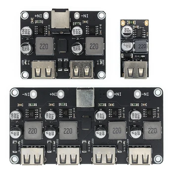 

10pcs QC3.0 QC2.0 USB DC-DC Buck Converter Charging Step Down Module 6-32V 9V 12V to Fast Quick Charger Circuit Board 3V 5V 12V