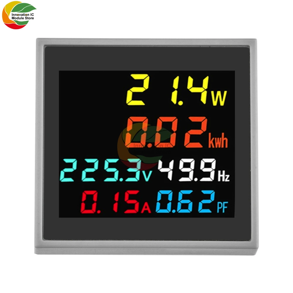 Цифровой измеритель мощности многофункциональный частоты с ЖК дисплеем А В для