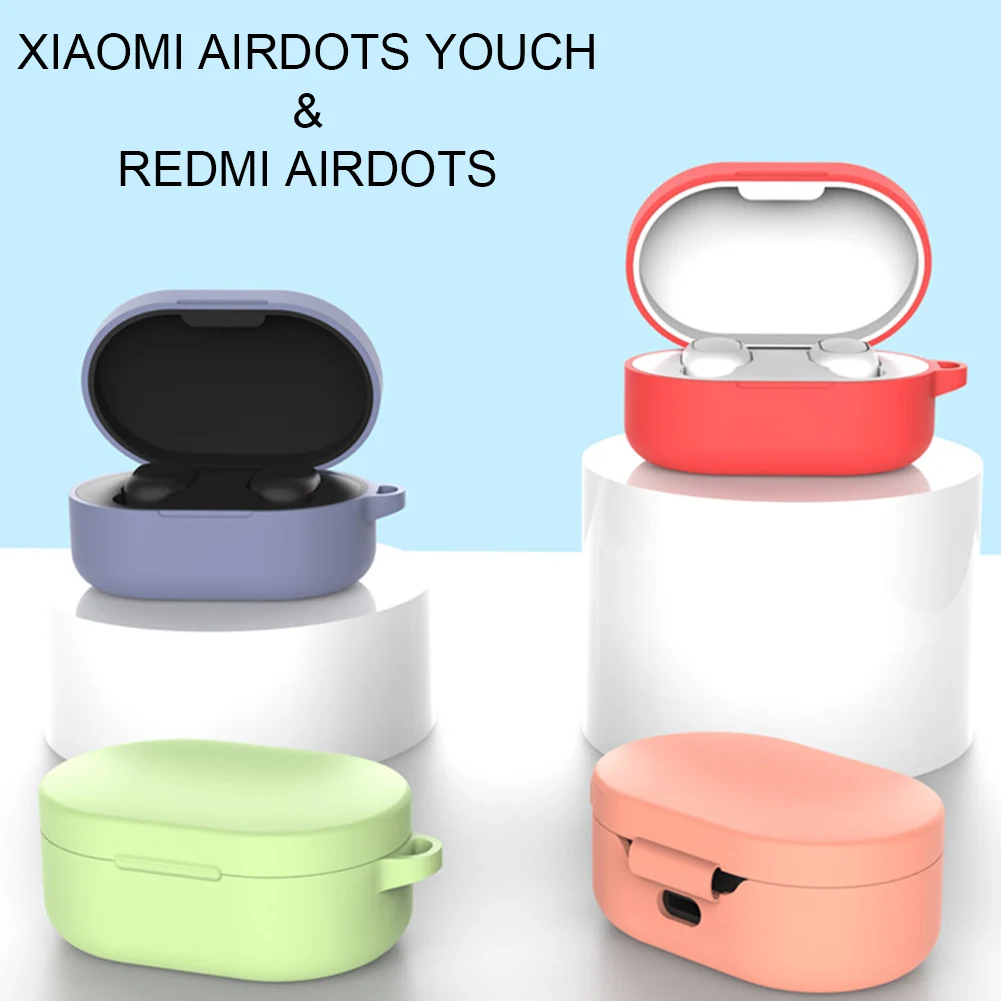 

Redmi Airdots Silicone Earphone Protective Cover Is Suitable For Youth Version Of Xiaomi Bluetooth Wireless Earphone Cover