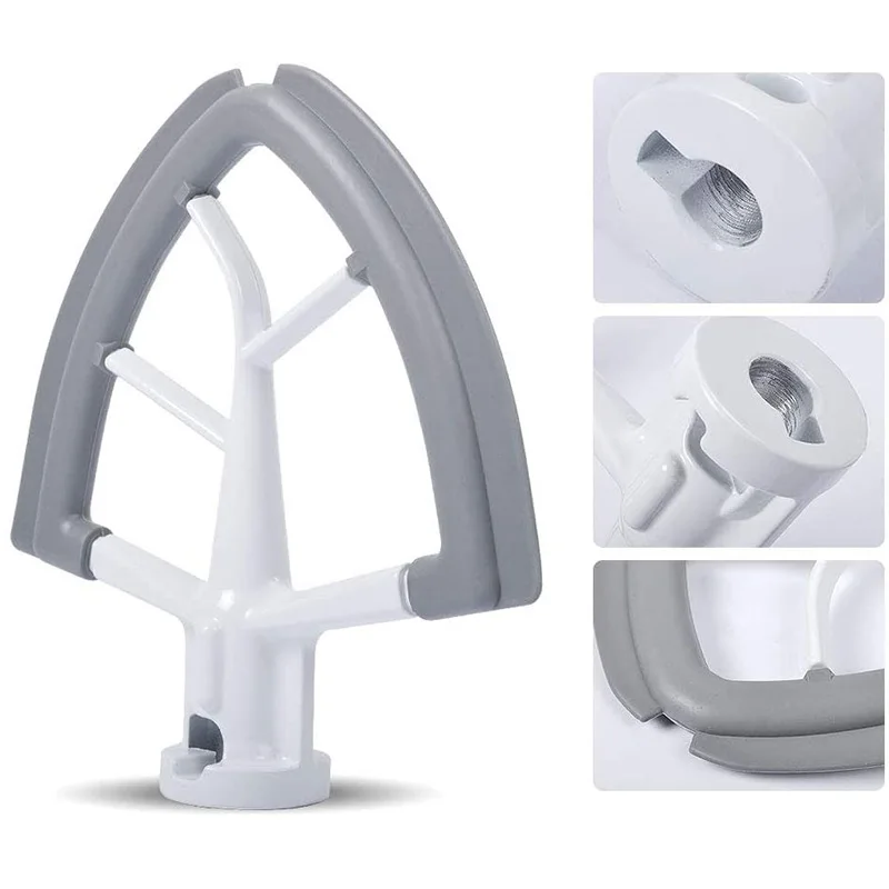 Für die KitchenAid Vertikalmixer Flex Edge Rührklinge, 4,5-5QT flache Rührklinge, flexibler Silikonkantenschaber für die Schüssel. – Detail 1