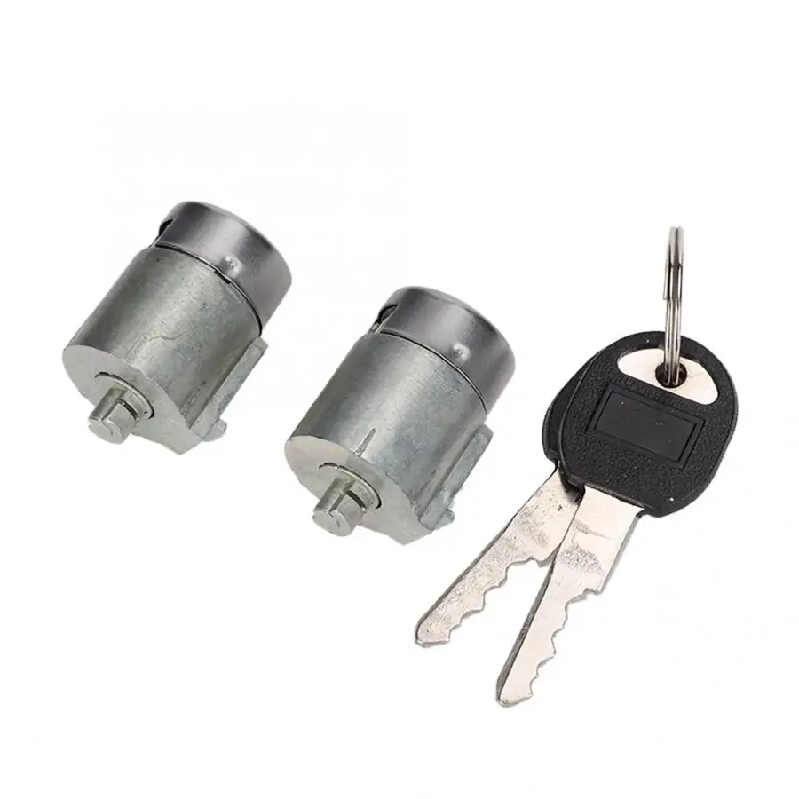 1 Pair Universal Car Door Lock Cylinder with 2 Keys Fit for Chevrolet car accessories automobiles accesorios automovil