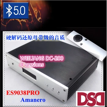 

DC-200 ES9028PRO ES9038PRO DAC decoder Amanero USB interface CSR8675 Bluetooth 5.0 remote control