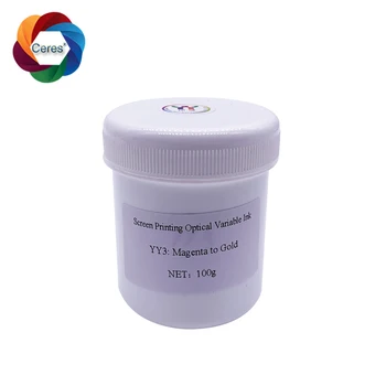 

Ceres optical variable ink For Screen Printing,YY3 purple red to gold