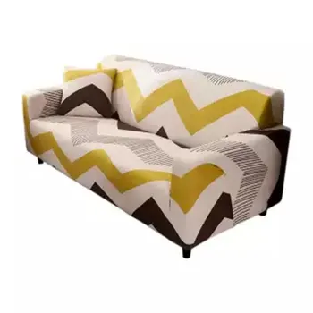 

Spandex Elastic Universal Sofa Cover 2 and 3 Seat Slipcover Geometric Protector Stretch Loveseat Armchair Couch Case Living Room