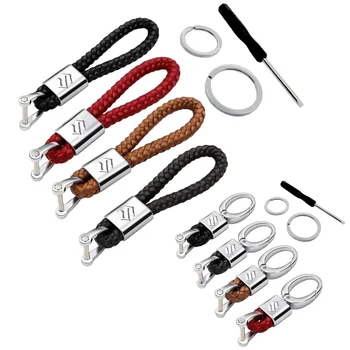 

Car Keychain Keyring Braided Rope Key Chain Pendant for Suzuki Jimny Samurai Vitara Xl Alto Liana Ignis Grand Vitara Car Styling