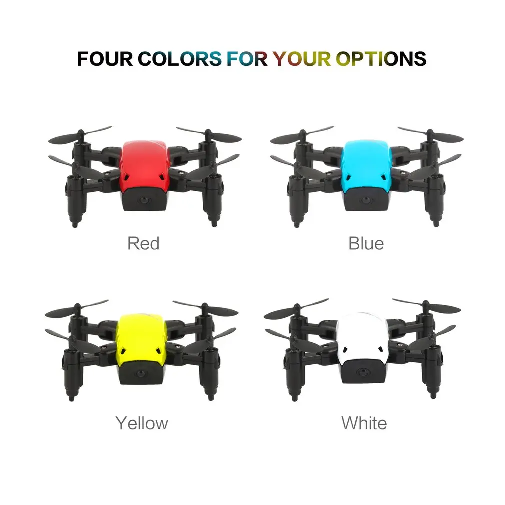 Foldable Mini RC Drone S9 No Camera Drones Headless H/L Speed Switch Dron with Light Altitude Hold Remote Control Quadcopter Toy