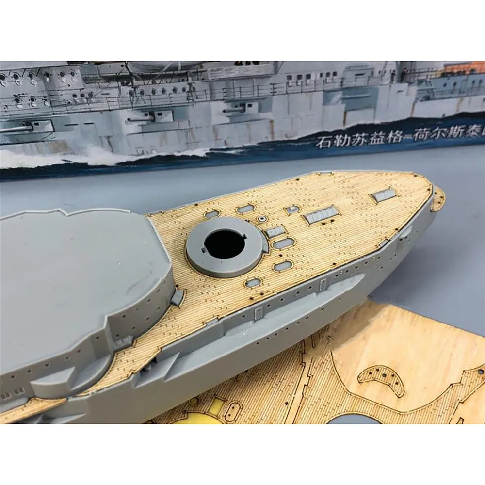 1 комплект деревянная колода для 1:350 Trumpeter 05354 Schleswig Holstein Battleship 1935 модель не