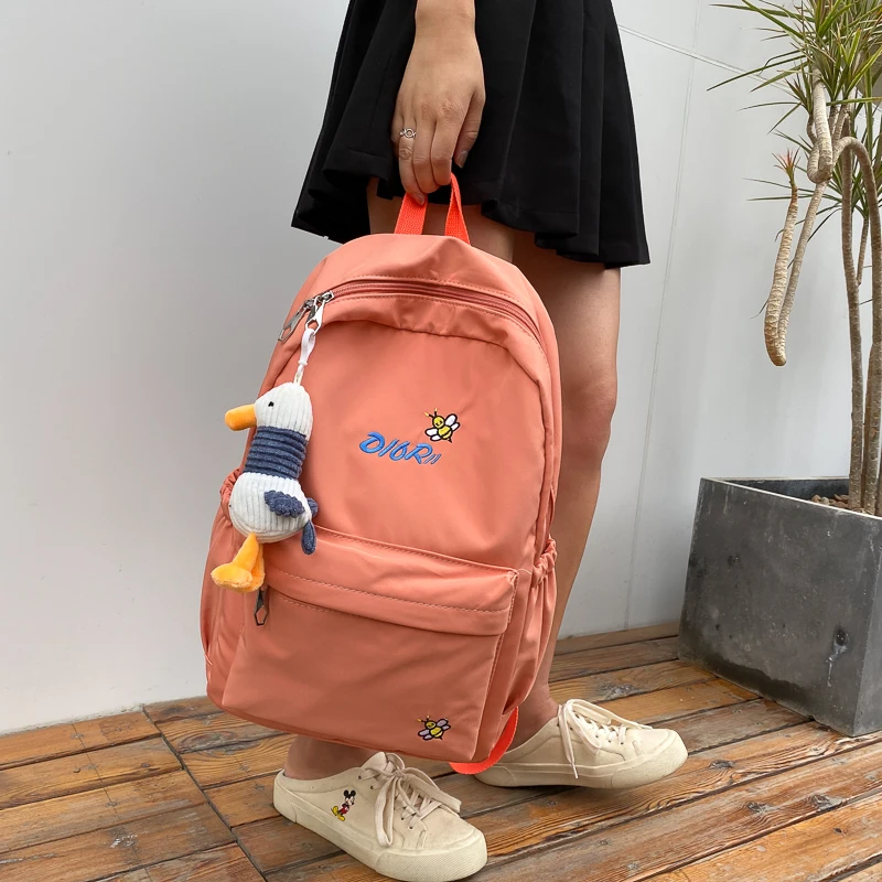 

Women's general backpack Korean schoolbag Multi Pocket fashion schoolbag for primary and secondary school students