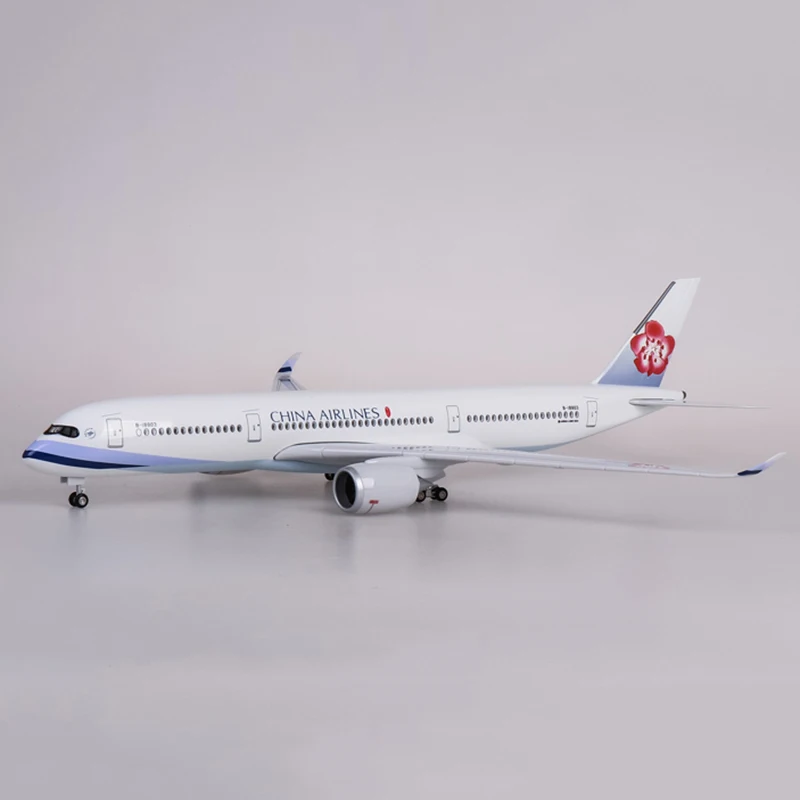 1/142 масштаб Airbus 350 47 см самолет A350 воздух Китай авиакомпания модель светодиодный свет и колесо шасси литье под давлением модель самолёта из смолы игрушка