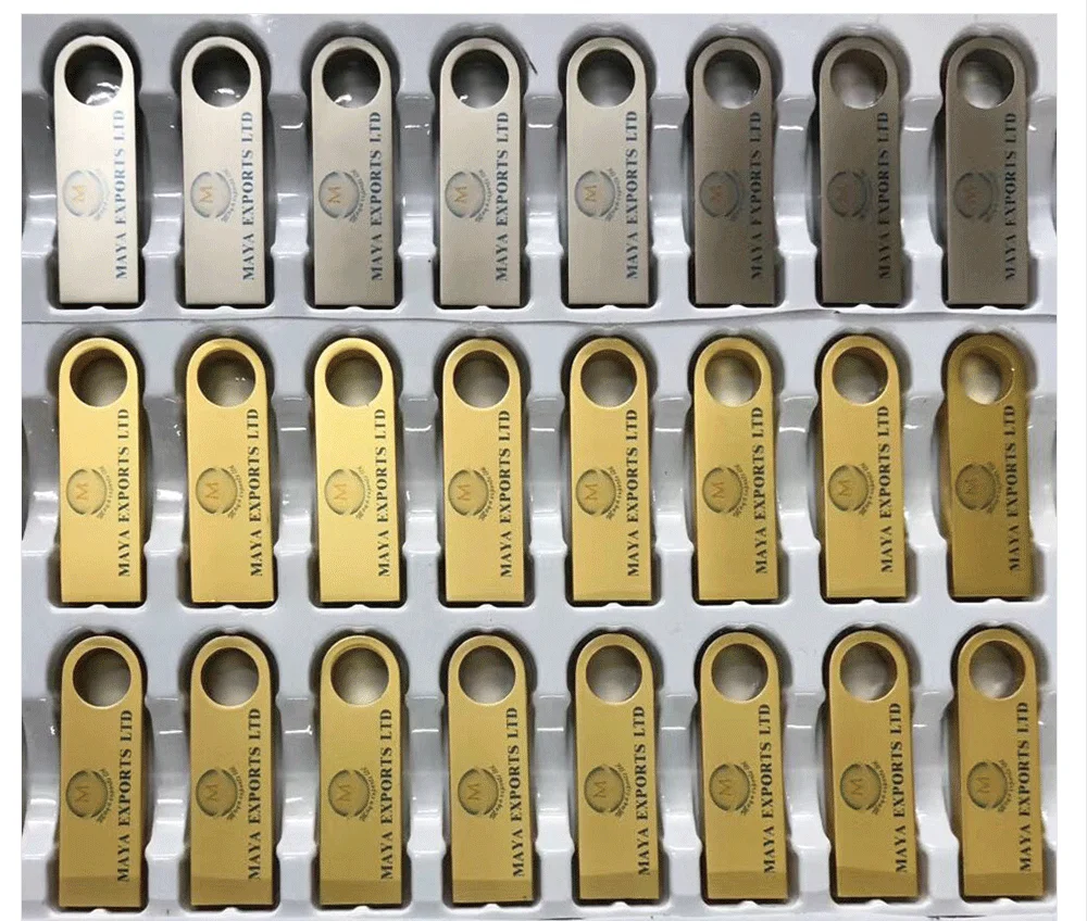 100PCS Free Custom LOGO USB 2.0 USB 3.0 Flash Drives Metal 64GB Free logo Black 32GB Pen drive 16GB Memory stick U disk 8GB 4GB