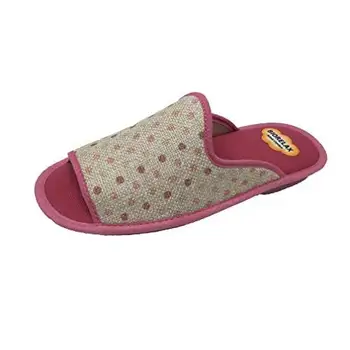 

Slippers for home/Women/Biorelax/Open Toe/Instep: Textile/Sole: rubber/Padded Heel