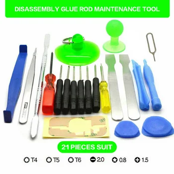 

21pcs Repair Tools Kit Screwdrivers Mobile Cell Phone Tablet Repair Tools Set For Samsung Galaxy S10e S9 S8 plus Accessories