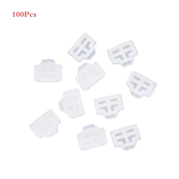 

Ethernet Hub Port RJ45 Anti Dust Cover Cap Protector Plug 100Pcs Black-Hot N0HC