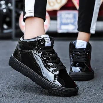 

Large Size High Top Sneakers for Women Shoes Sport Woman Shoes Sports Woman Running Shoes Ladies Plus Size Shoes Black Gym E-234