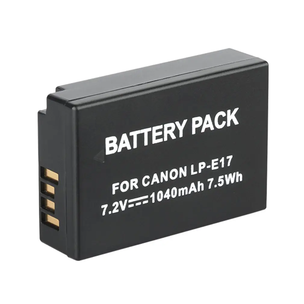 Безртутный перезаряжаемый аккумулятор для камеры 1040mAh без эффекта памяти запасная батарея для цифровой камеры Canon LP-E17