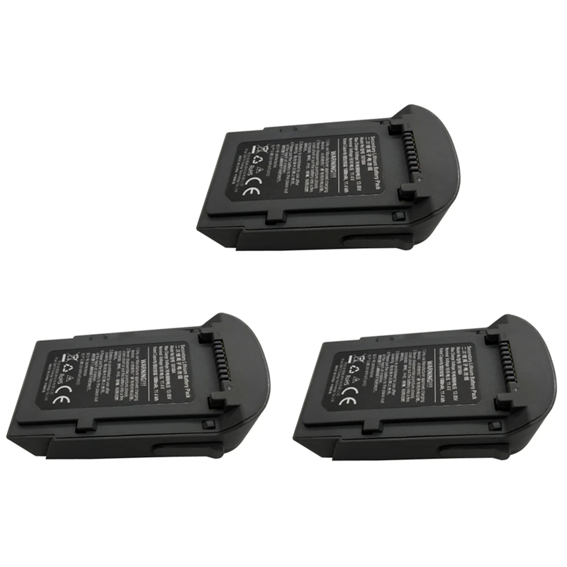 3Pcs 11.4V 1000mAh Lipo Battery For CFLY C-FLY Dream for JJRC X9 RC Quadcopter Drone Spare Parts Accessories | Игрушки и хобби