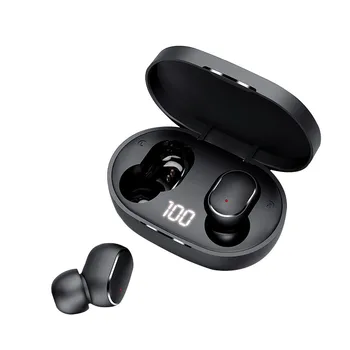 

TWS Bluetooth Earphones Streo Wireless Earbuds with LED Power Display Case 3D Stereo Sound IPX5 Waterproof Whit Charging Box