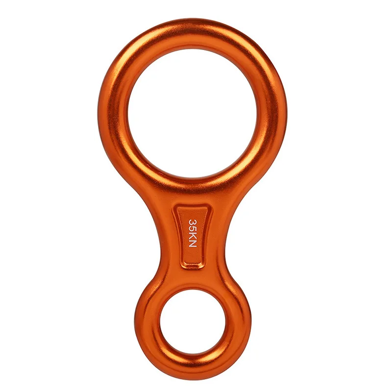 

Climbing Rope Rescue Descender 8 Word Ring Downhill Equipment Outdoor High Altitude Descending Device ALS88