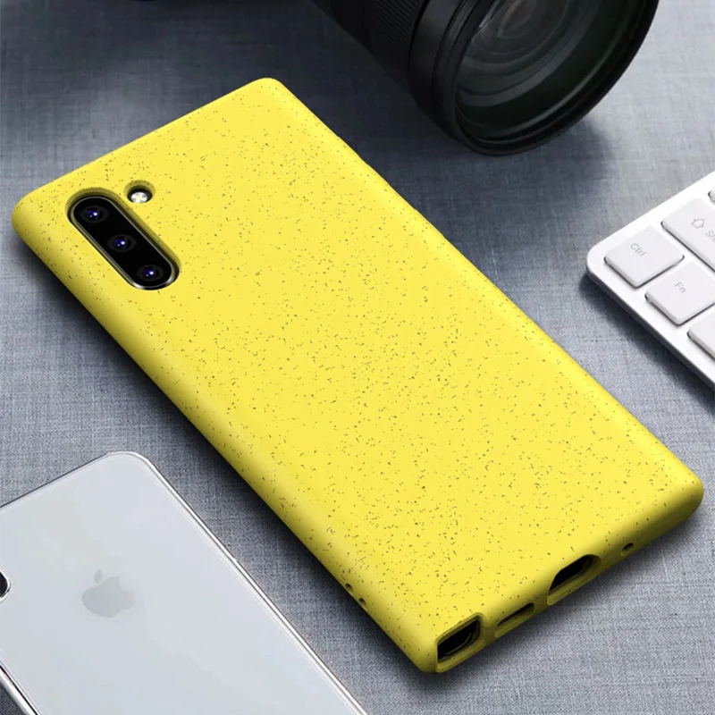 US $310.00 200pcs Fashion Case For Samsung Galaxy Note10 Plus Note 10Shockproof Frosted Soft TPU Silicone Wheat Straw Case Phone Cover