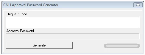 CNH APPROVAL PASSWORD GENERATOR v0.3 (Long passwords for setting speed limiter values)