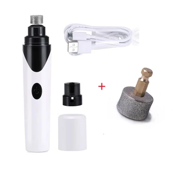 

Rechargeable Dog Cat Nails Care Grooming Trimmer USB Electric Pet Dog Nail Grinder Trimmer Clipper Pets Paws Nail Cutter