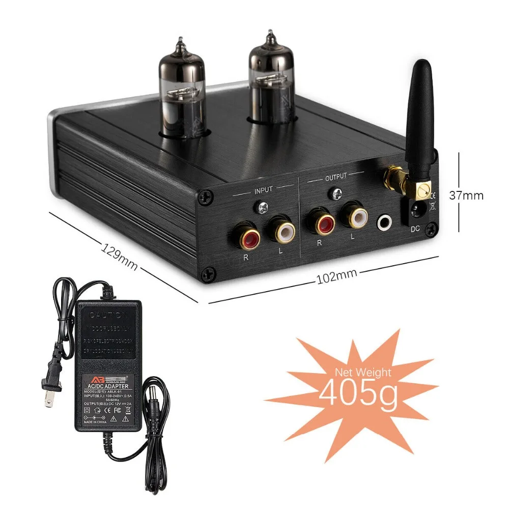 Douk аудио Hi-Fi Bluetooth 5,0 пробирка Preamp мини стерео аудиоприемник PCM5102A наушники