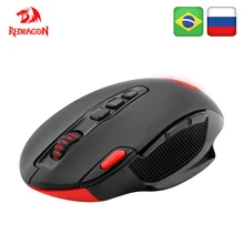 Redragon SHARK M688 Беспроводная программируемая игровая мышь 5000 dpi 10 кнопок эргономичная для overwatch геймерская мышь для ноутбука ПК компьютера