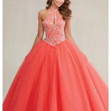 Синий сладкий 16 платья бальное платье Бальные платья ярко-Розовое Бальное Платье для 15 лет