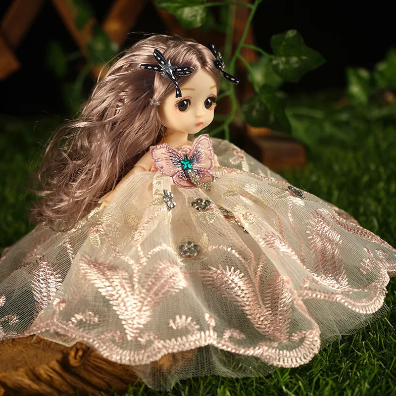 16cm Princess Girl Puppenkleid Kleidung für 1/12 BJD Puppenkleidung 