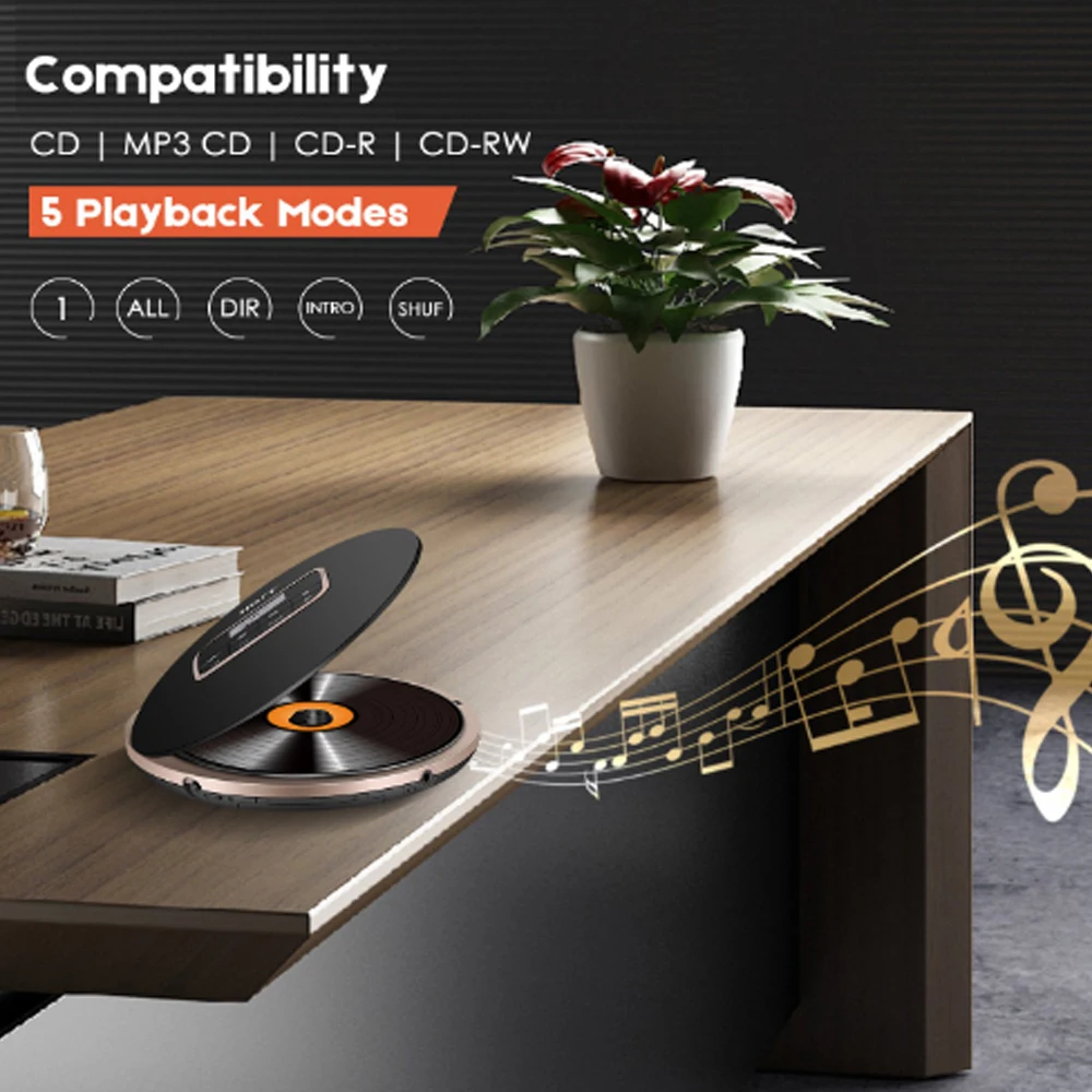 HOTT511 портативный CD плеер персональный КОМПАКТНЫЙ ДИСК cd звуковые эффектов