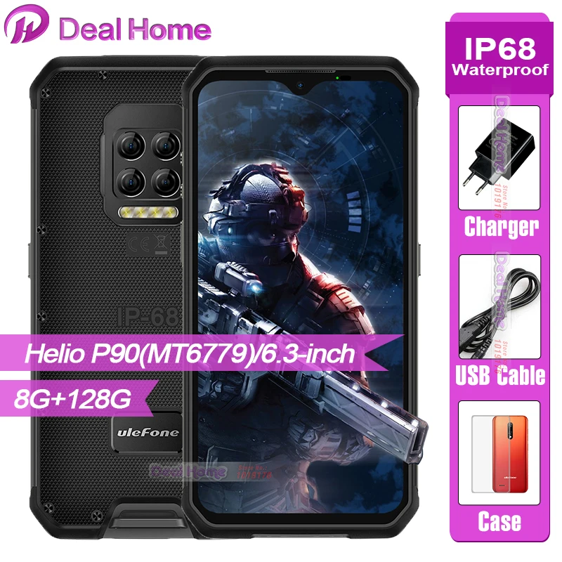 Ulefone Power 9E прочный мобильный телефон Глобальная Версия 8 ГБ + 128 ГБ 2,4G/5G Wi Fi IP68 64MP 5 камеры 6600 мАч NFC Смартфон|Смартфоны| | АлиЭкспресс