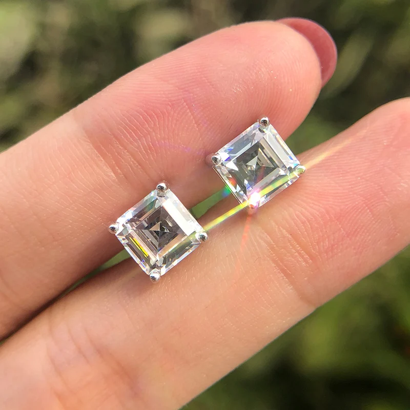 7x7mm, pedras preciosas, diamante de alto carbono,