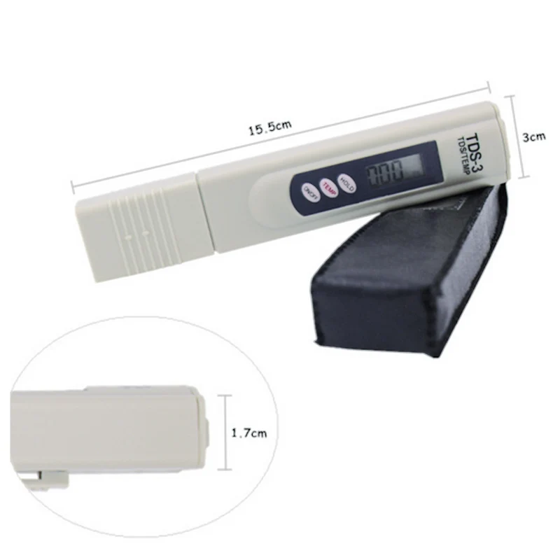 

Digital LCD TDS3 Tester Water Quality Filter Purity Pen Stick Meter 0~9990 Rang