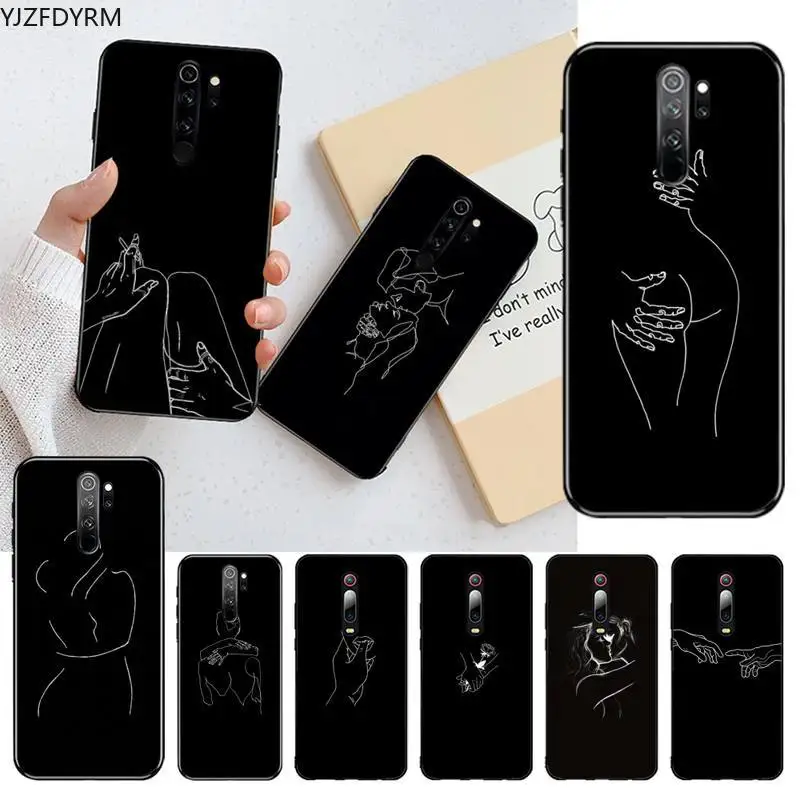 Минималистичная линия сексуальная парная лампа для Redmi Note 9 8 8T 8A 7 6 6A Go Pro Max K20 K30 |