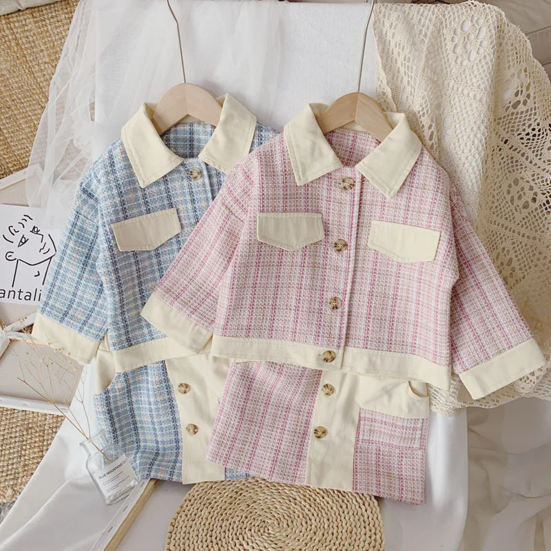 

Meng li Baby Girls Graceful Set 20 Spring Korean-style Baby Autumn Western Style Princess Dress Outfit Two-Piece Set