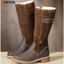 Сапоги до бедра; коллекция года; модные зимние сапоги; женские теплые бархатные кожаные сапоги на меху; сапоги до колена на платформе; женская обувь; размер 43