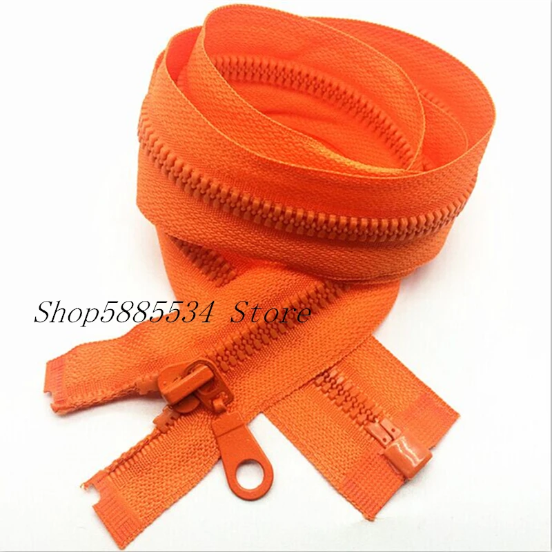 1/2/5PCS 5#28 Inch (70cm) orange Separating Jacket Zippers Sewing Heavy Duty Plastic Bulk process open-end | Дом и сад