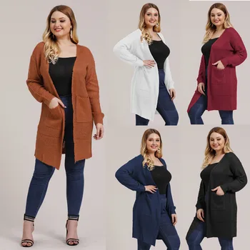 

Fashion Women jacket Plus Size Knitting Open Cape Casual Coat Blouse Kimono Outwear Cardigan Solid Sweater Cardigan